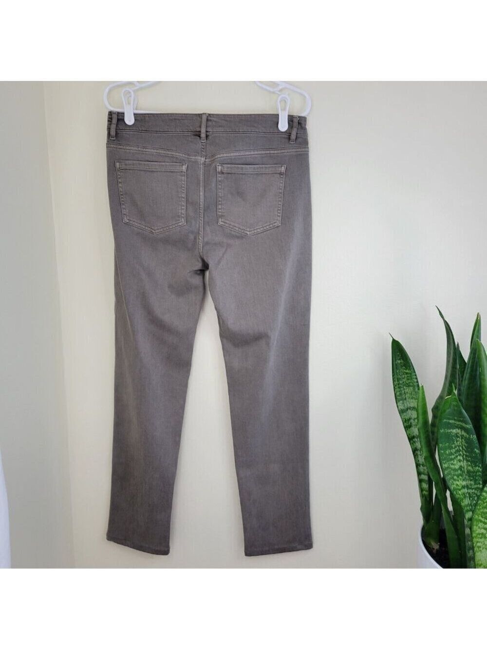 J. Jill Denim Boyfriend Straight Leg Ankle Jeans Gray Women's Size 6 - Picture 3 of 13